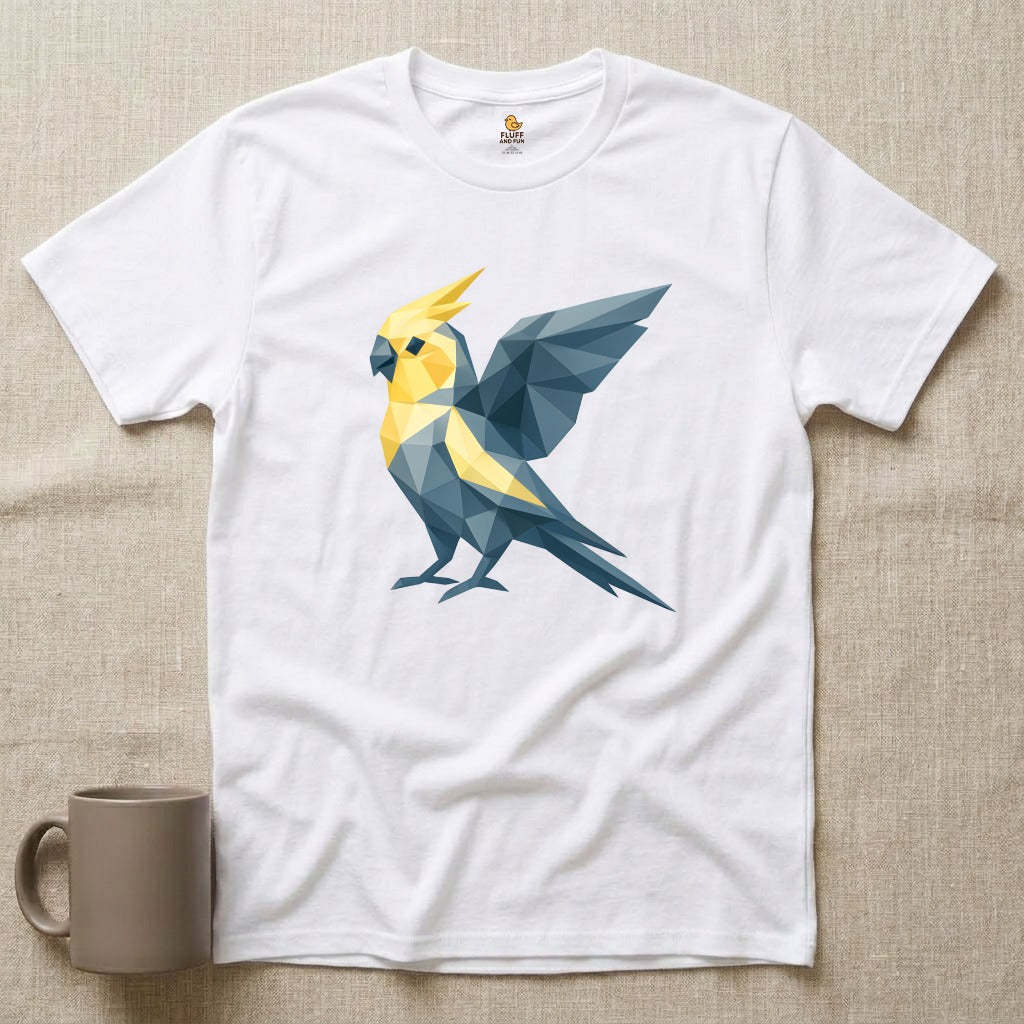 Geometric Origami Cockatiel