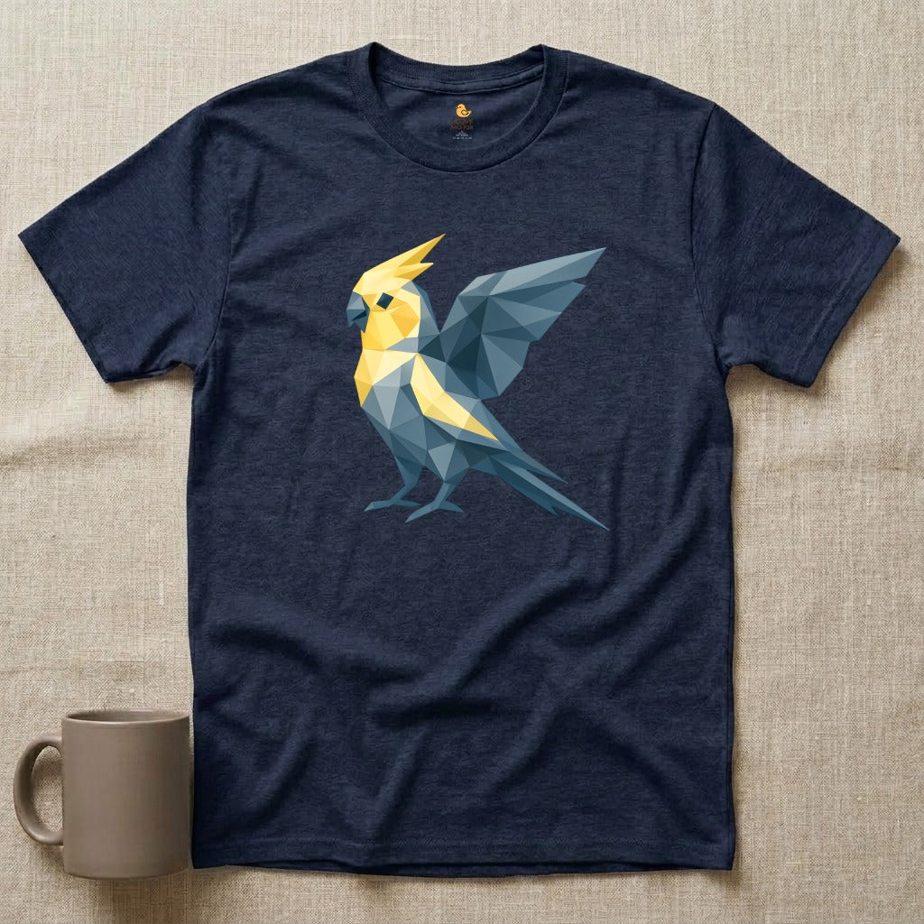 Geometric Origami Cockatiel