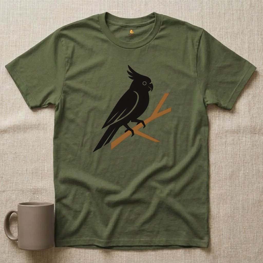 Tiel Silhouette on Branch