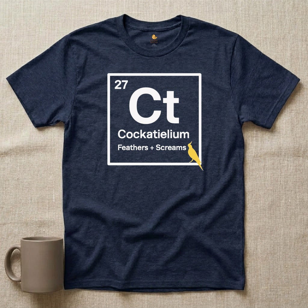 Cockatelium Periodic Table T-Shirt