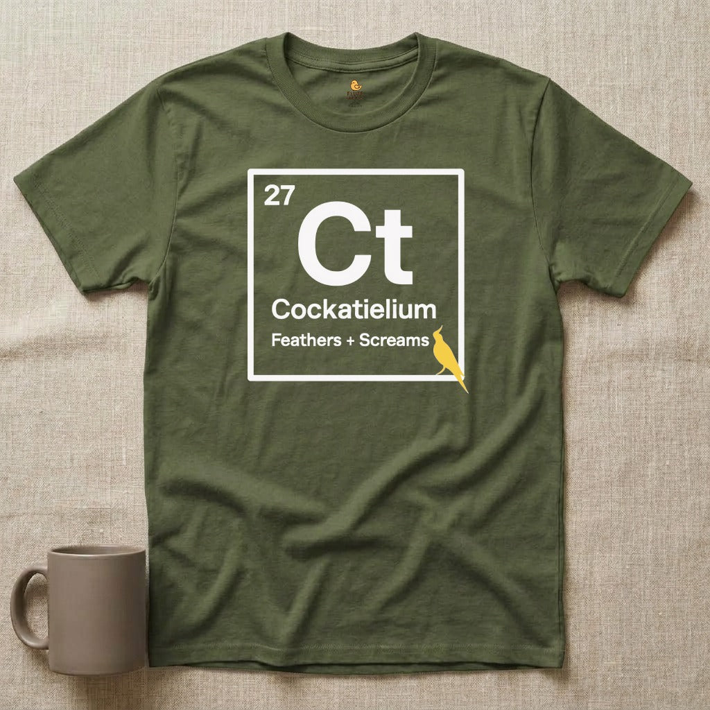Cockatelium Periodic Table T-Shirt
