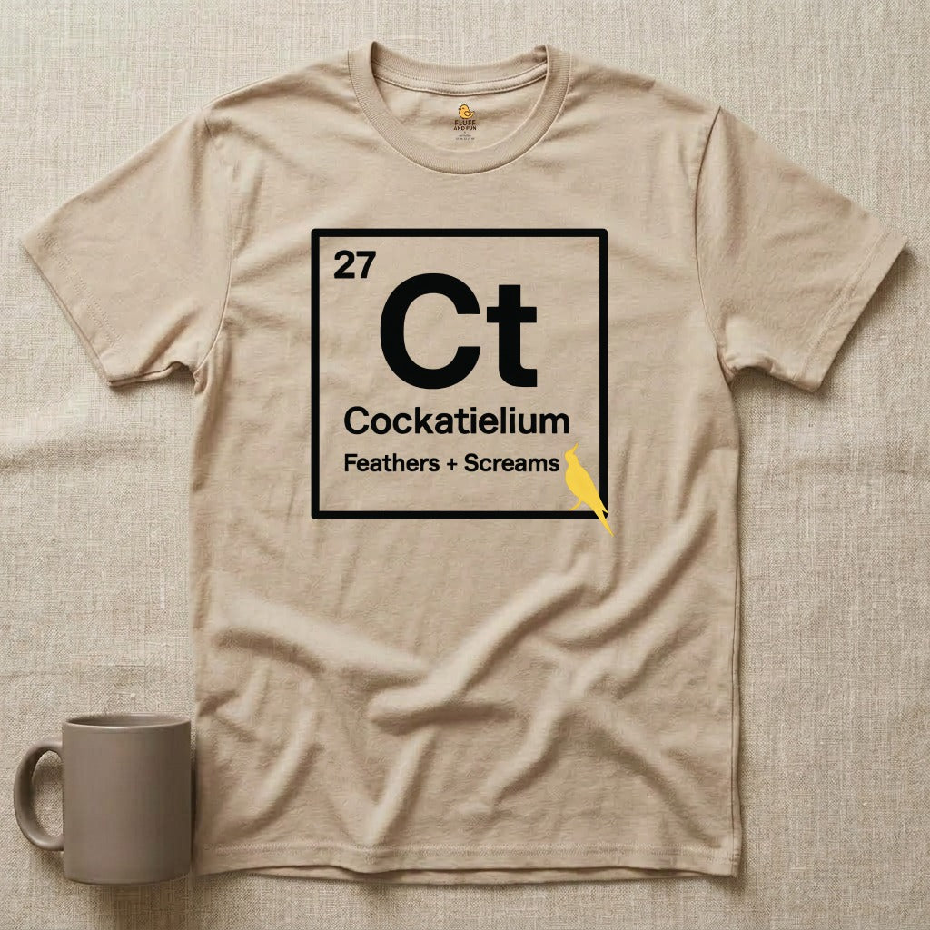Cockatelium Periodic Table T-Shirt