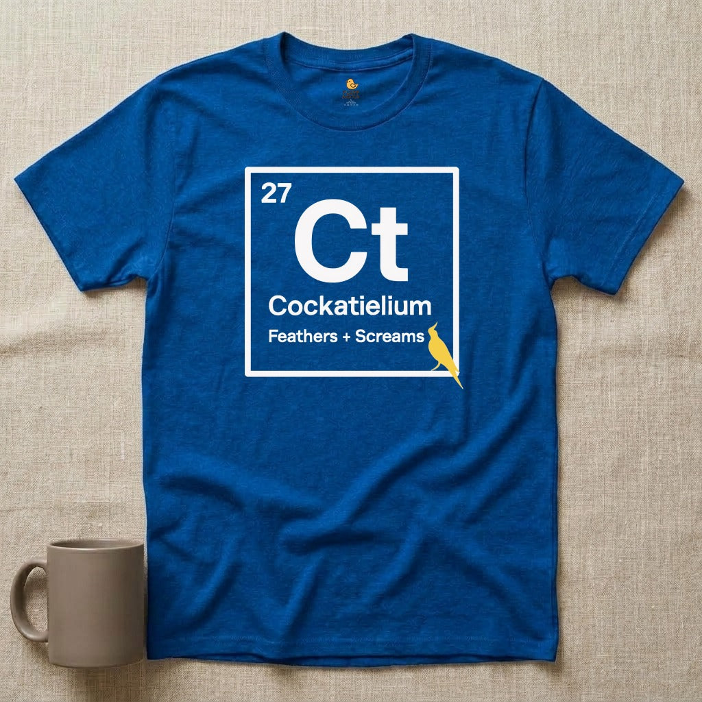 Cockatelium Periodic Table T-Shirt