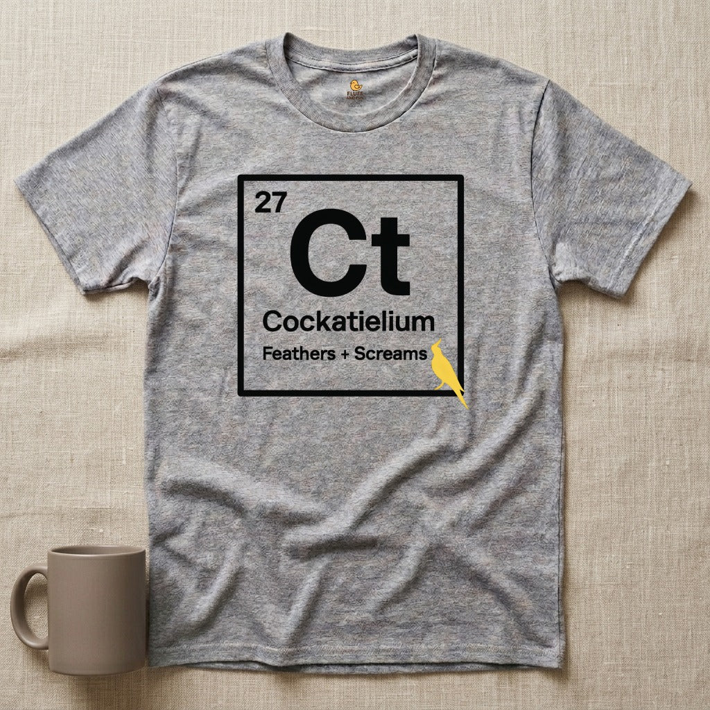 Cockatelium Periodic Table T-Shirt