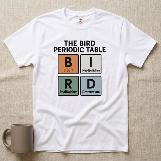 Bird Periodic Table Graphic T-Shirt