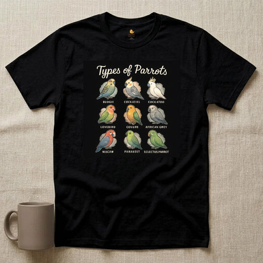 Types of Parrots T-Shirt