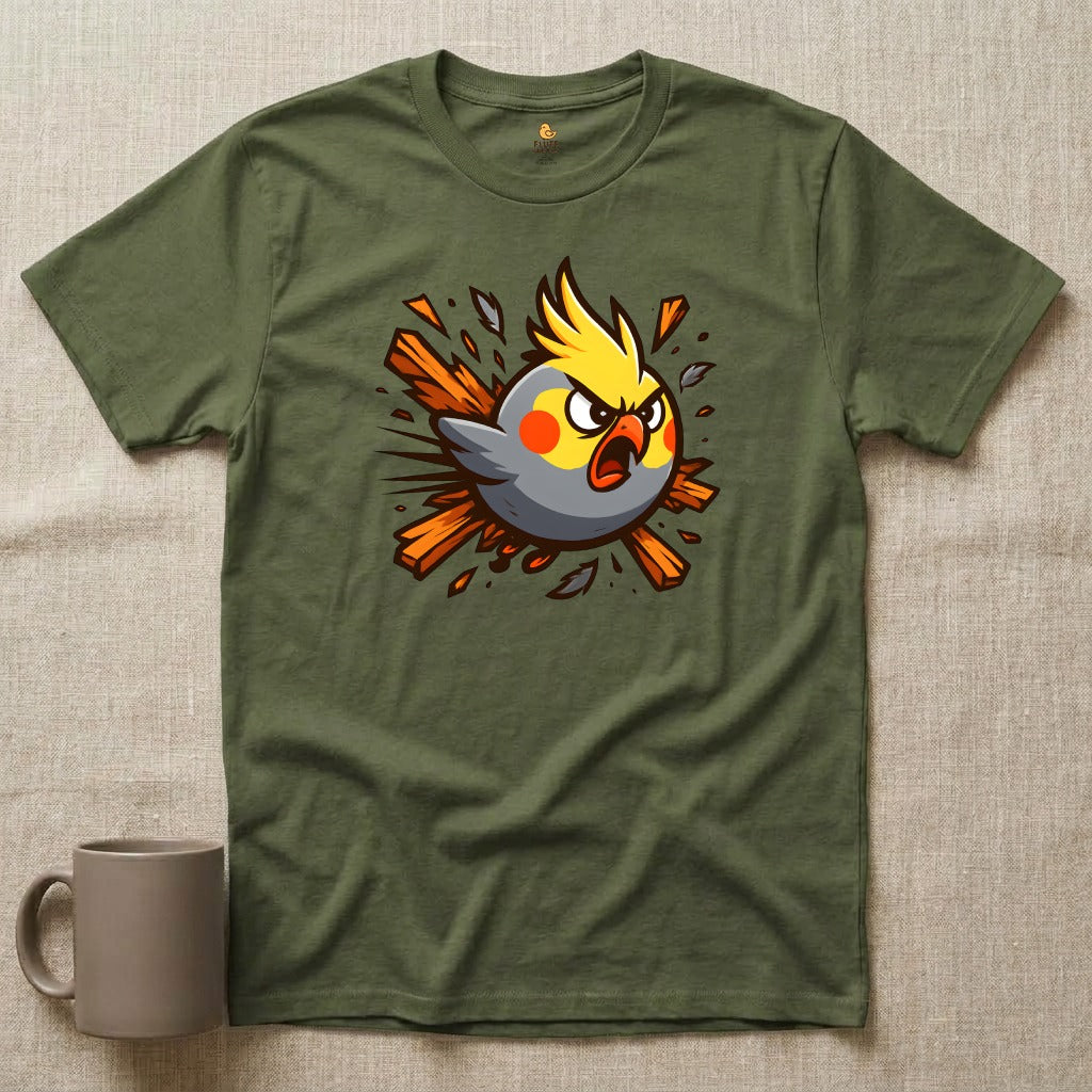 Angry Round Cockatiel