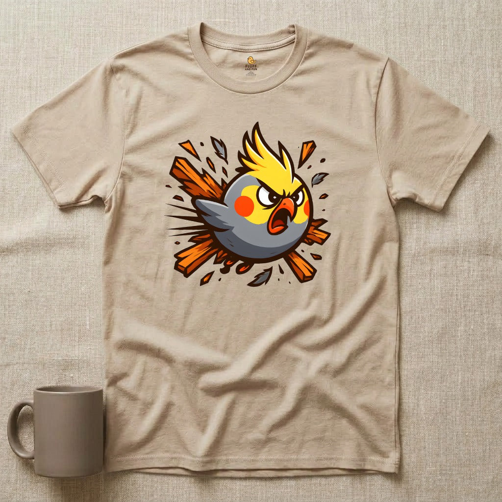 Angry Round Cockatiel