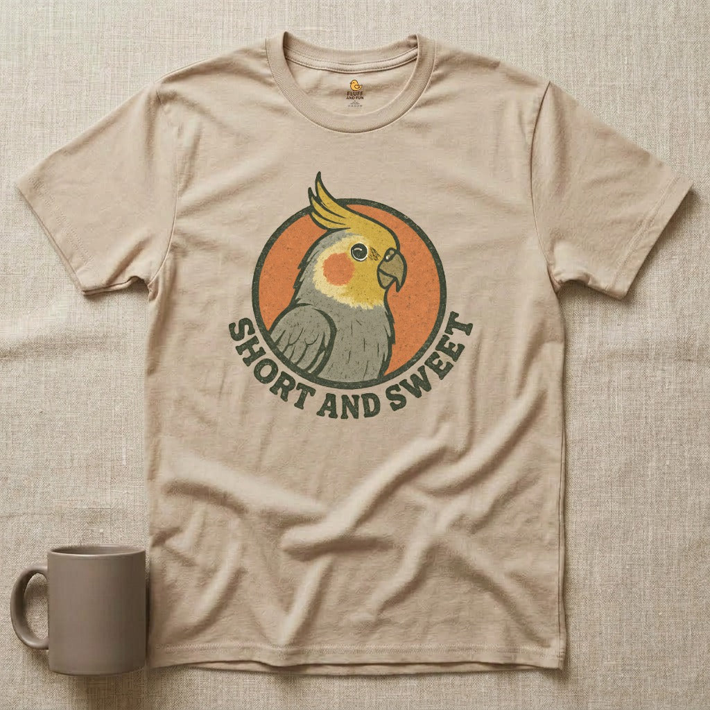 Short and Sweet Cockatiel T-Shirt
