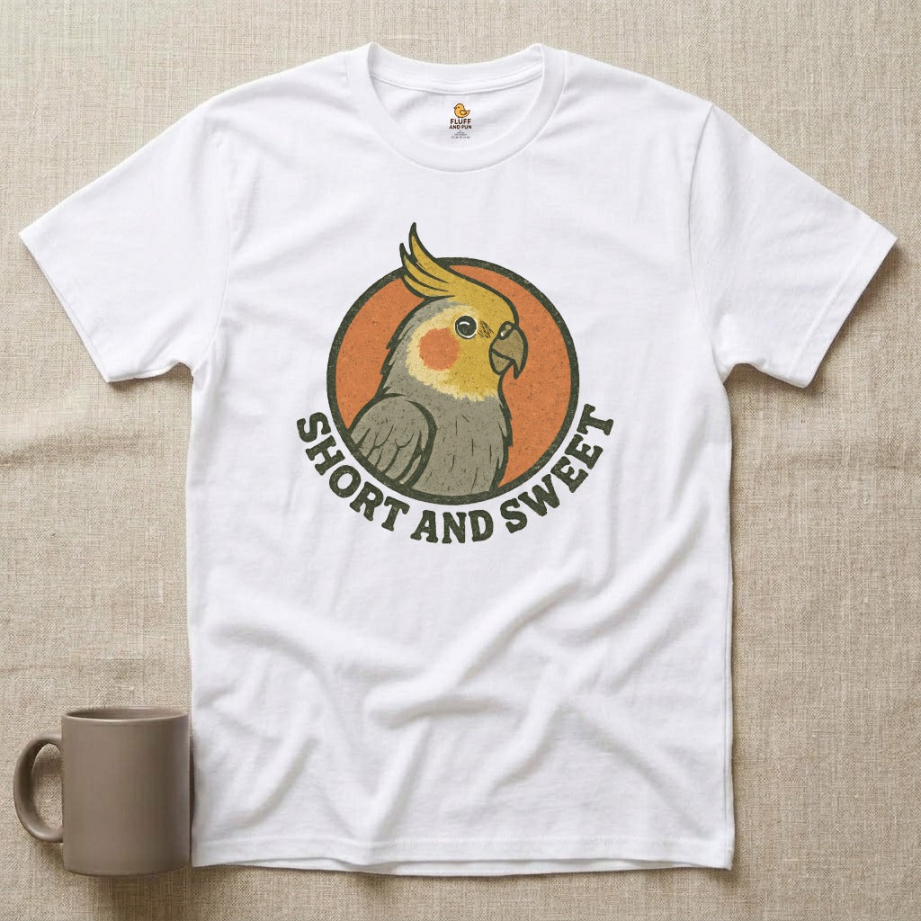Short and Sweet Cockatiel T-Shirt