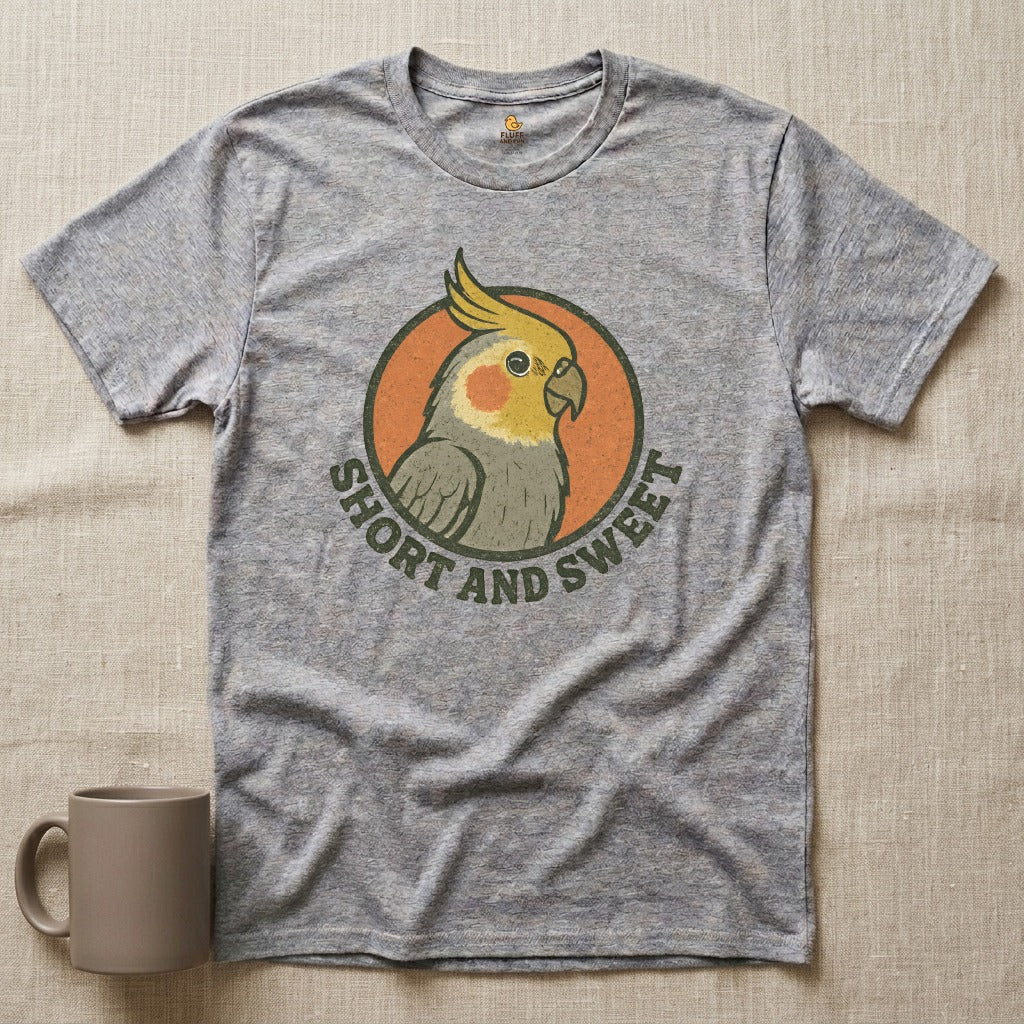 Short and Sweet Cockatiel T-Shirt