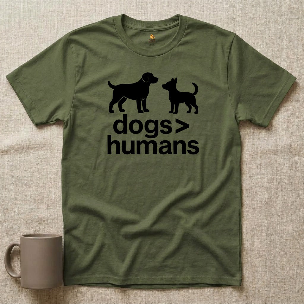 dogs > humans