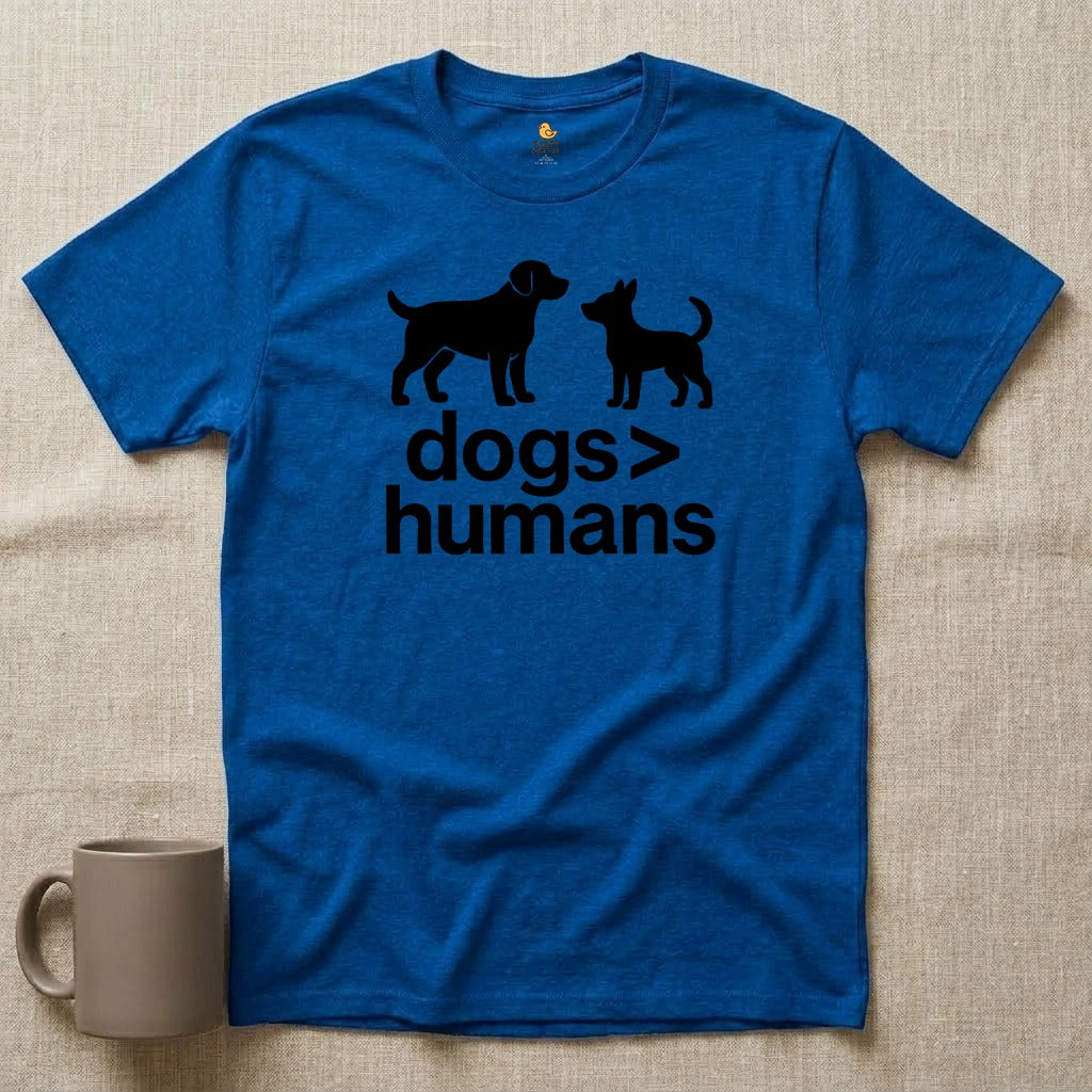 dogs > humans