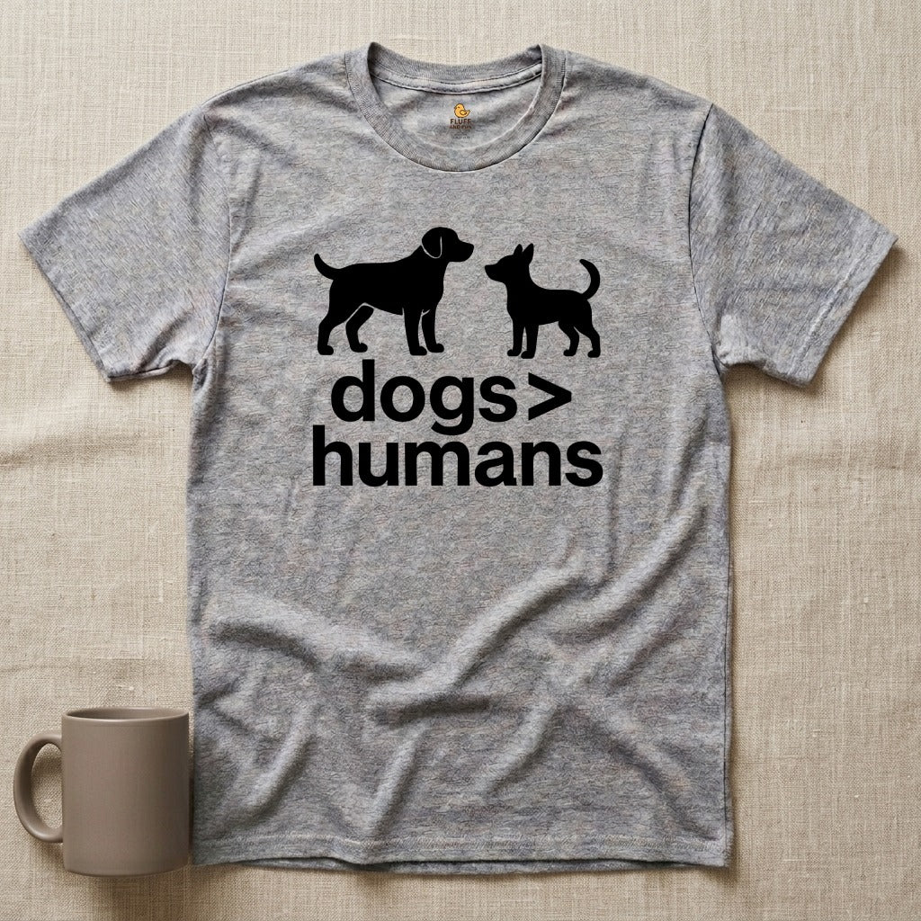 dogs > humans