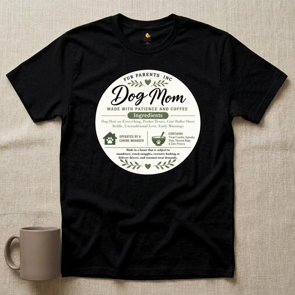 Dog Mom Ingredient Label