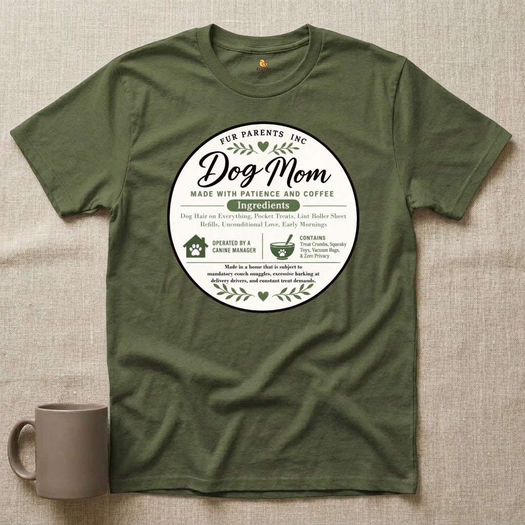 Dog Mom Ingredient Label