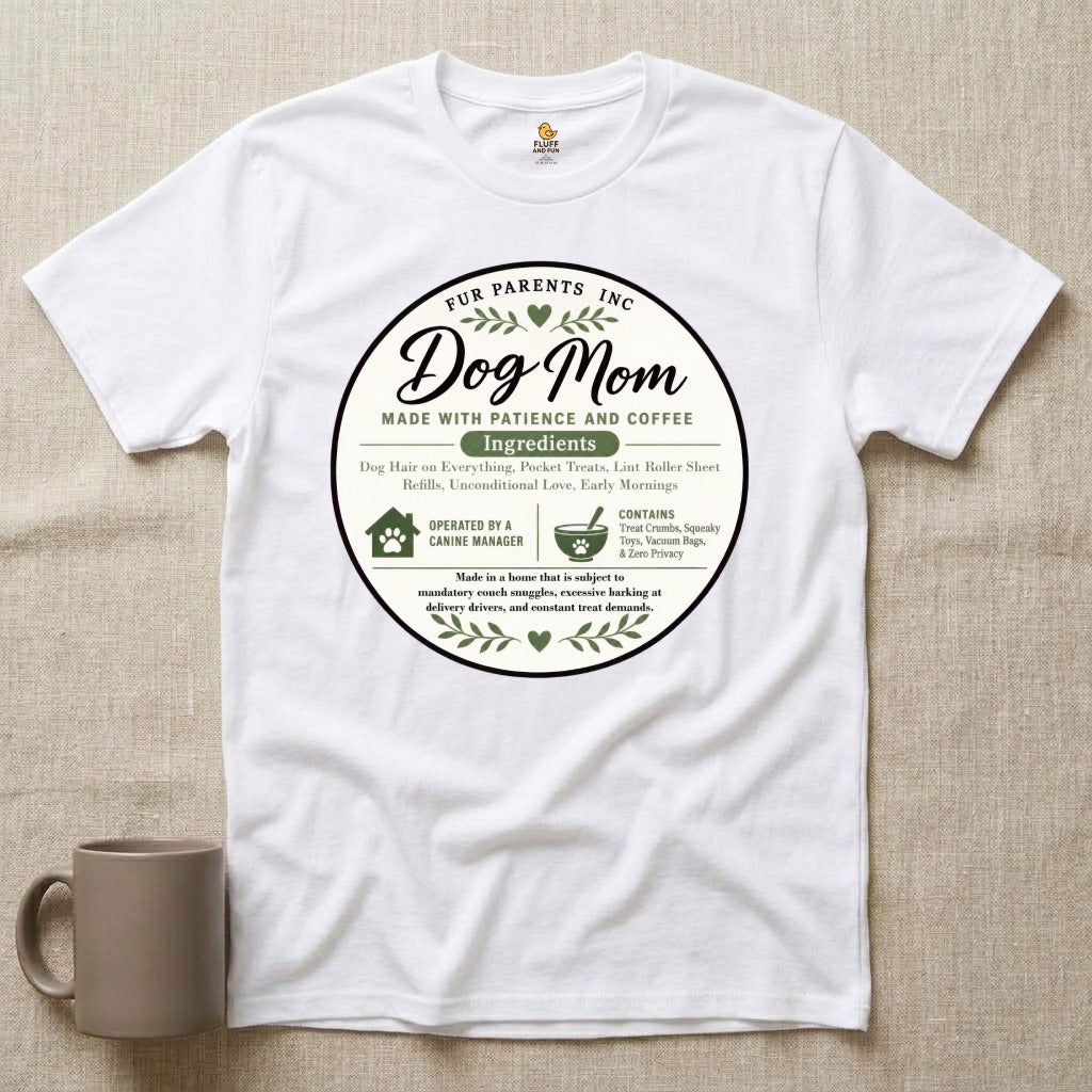 Dog Mom Ingredient Label
