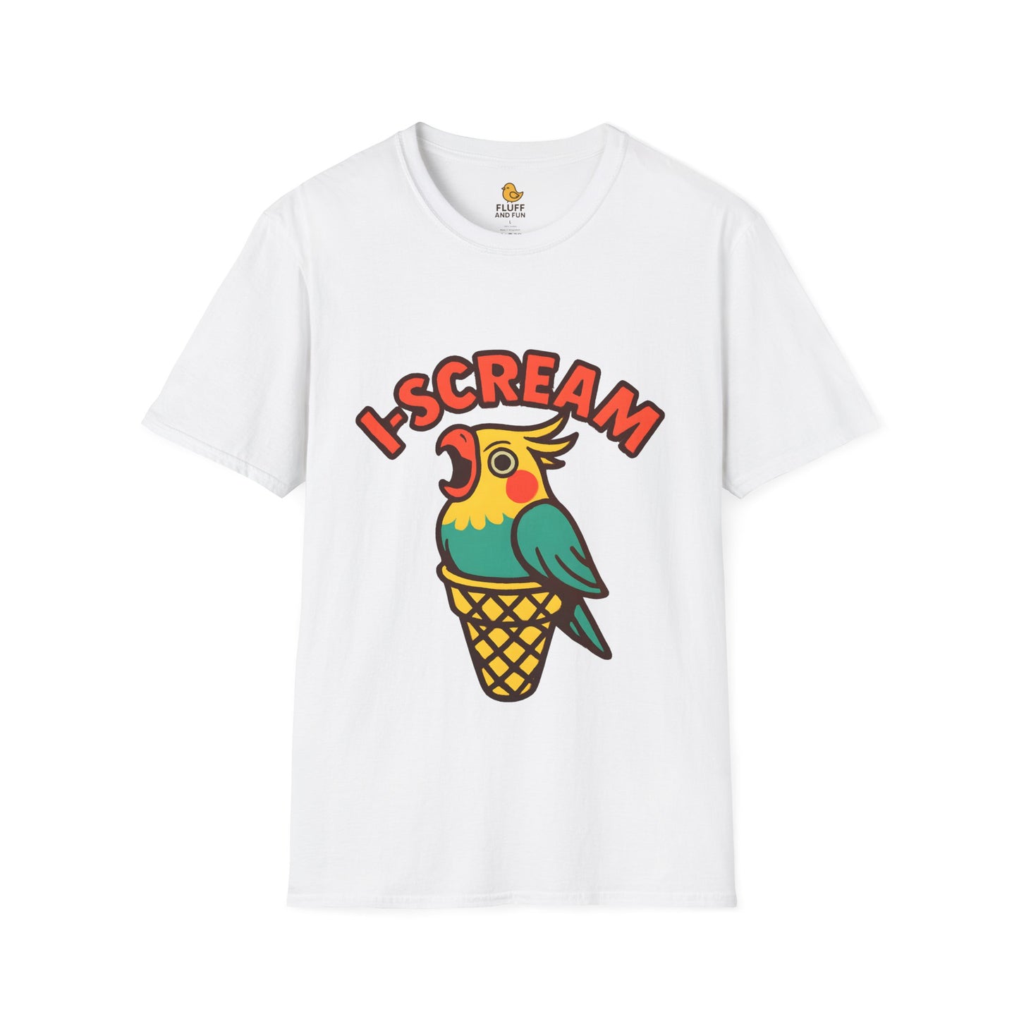 I-Scream Cockatiel Parrot Ice Cream T-Shirt