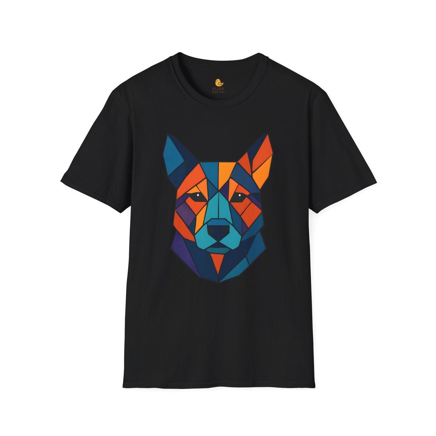 Geometric Dog Head