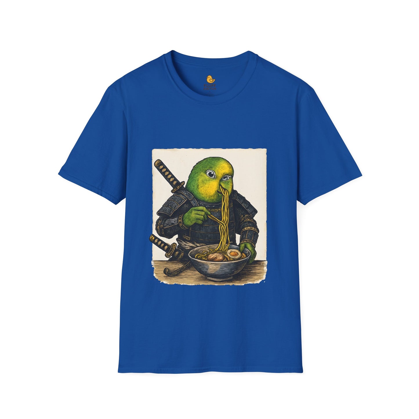 Samurai Conure Eating Ramen