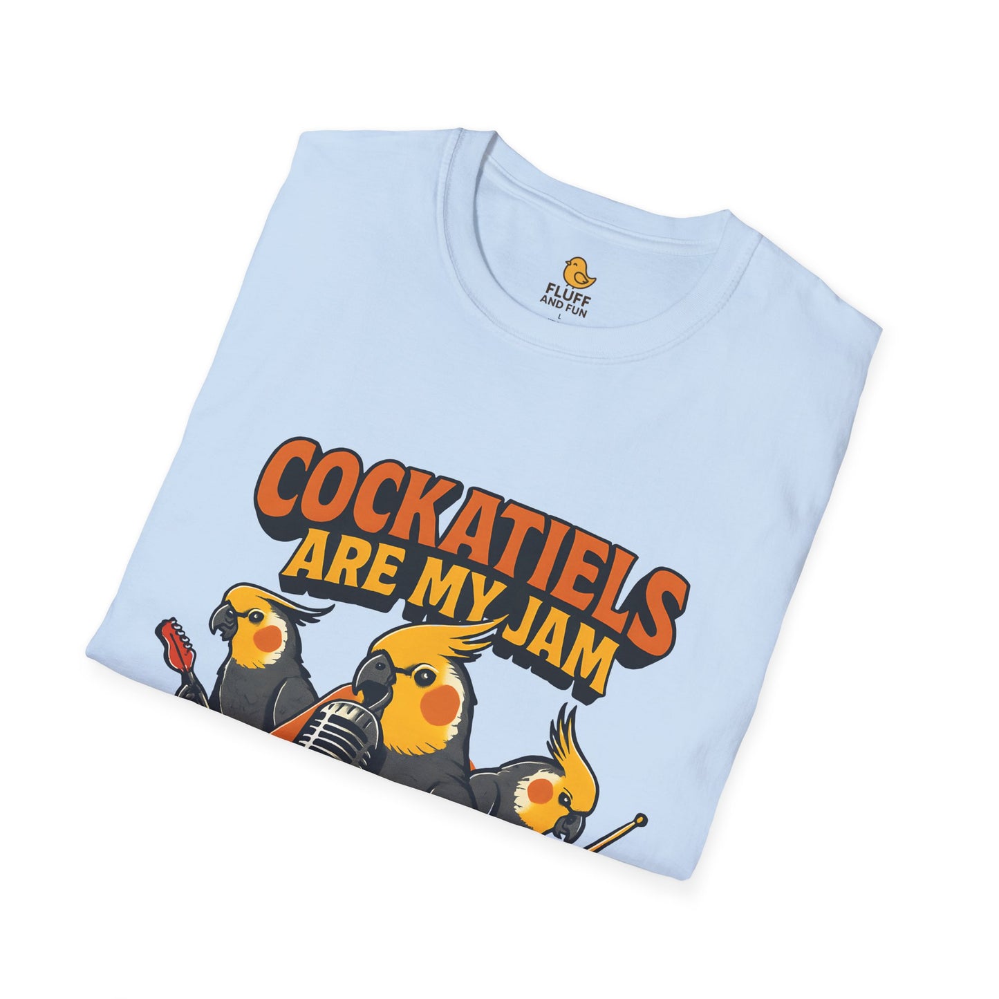 Cockatiel Rock Band T-Shirt