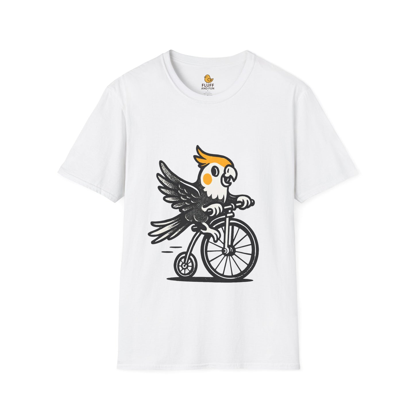 Cockatiel on a Bicycle