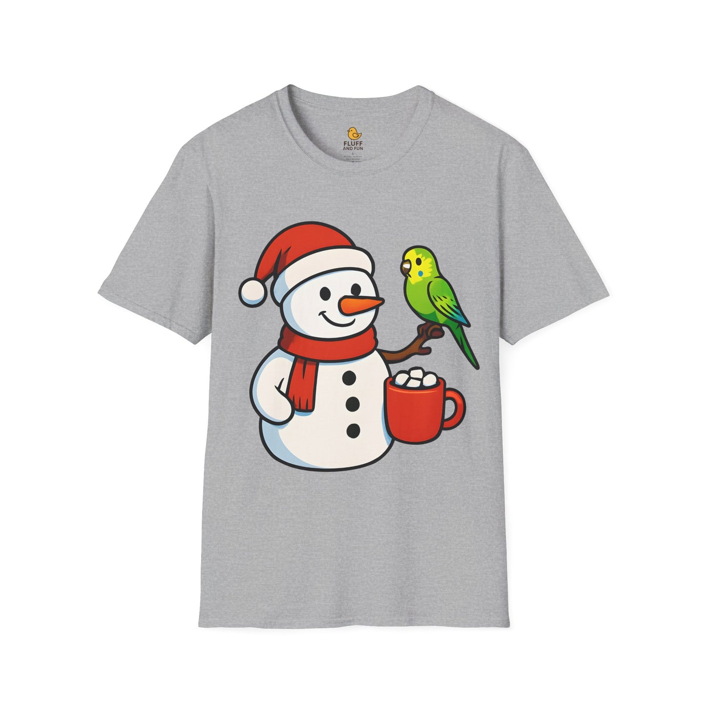 Parakeet Snow Man