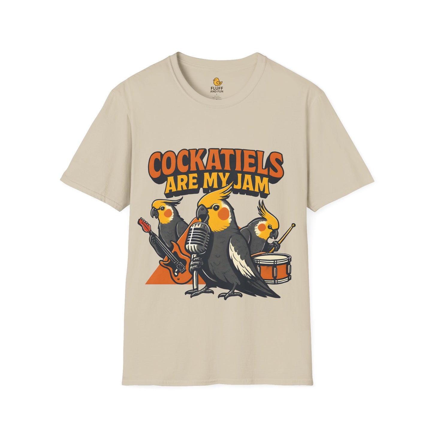 Cockatiel Rock Band T-Shirt