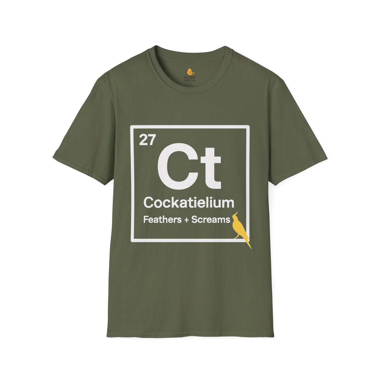 Cockatelium Periodic Table T-Shirt