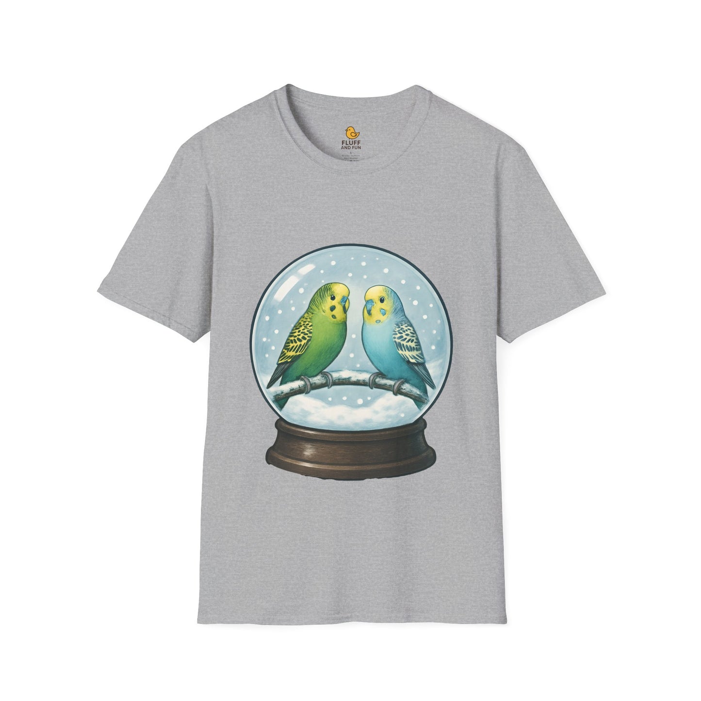 Parakeet Snow Globe