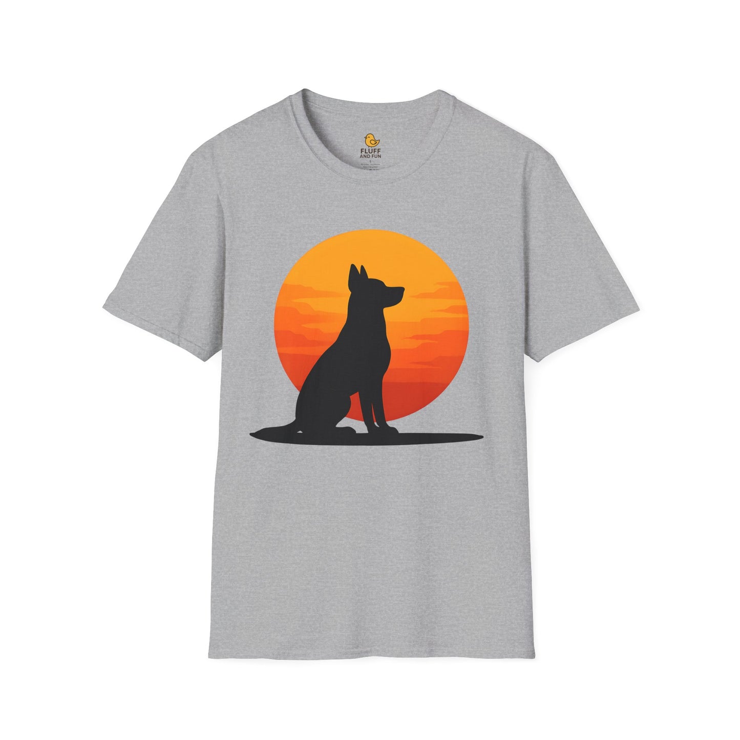 Dog Sunset Silhouette