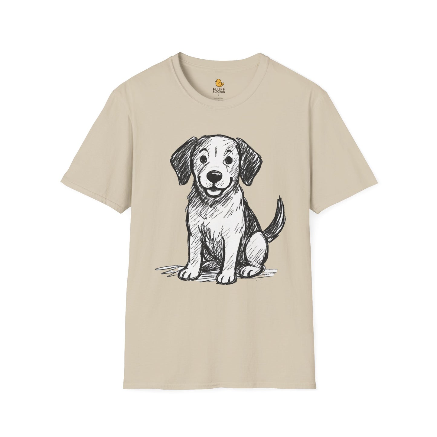 Black & White Dog Sketch