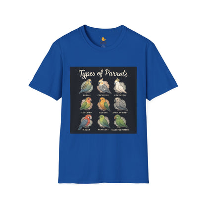 Types of Parrots T-Shirt