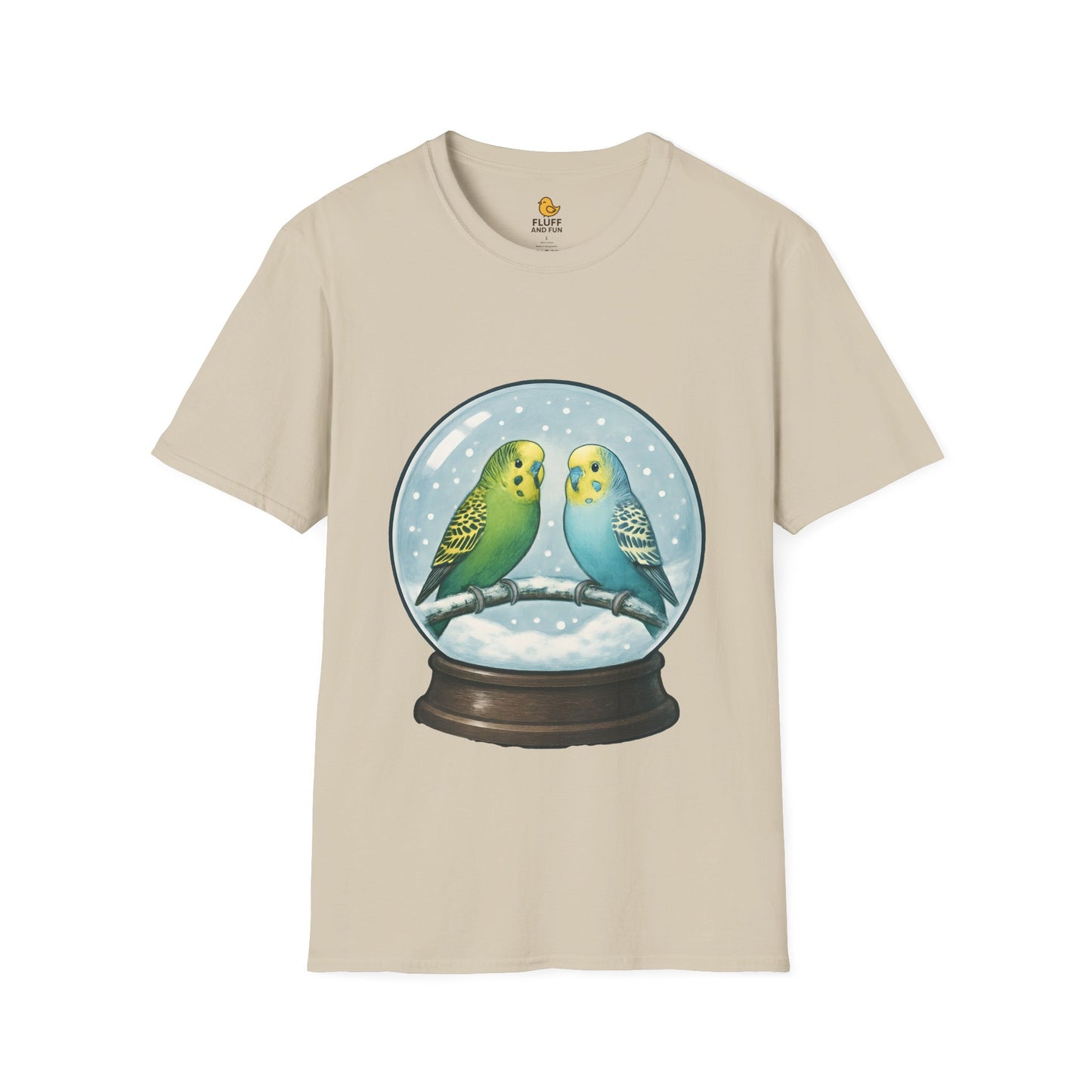 Parakeet Snow Globe