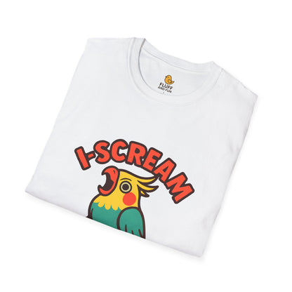 I-Scream Cockatiel Parrot Ice Cream T-Shirt