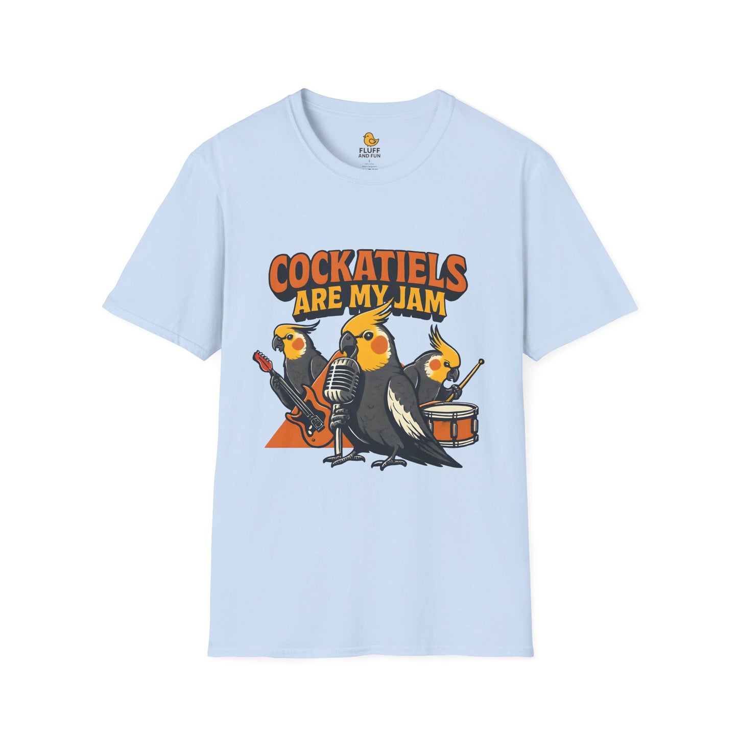 Cockatiel Rock Band T-Shirt