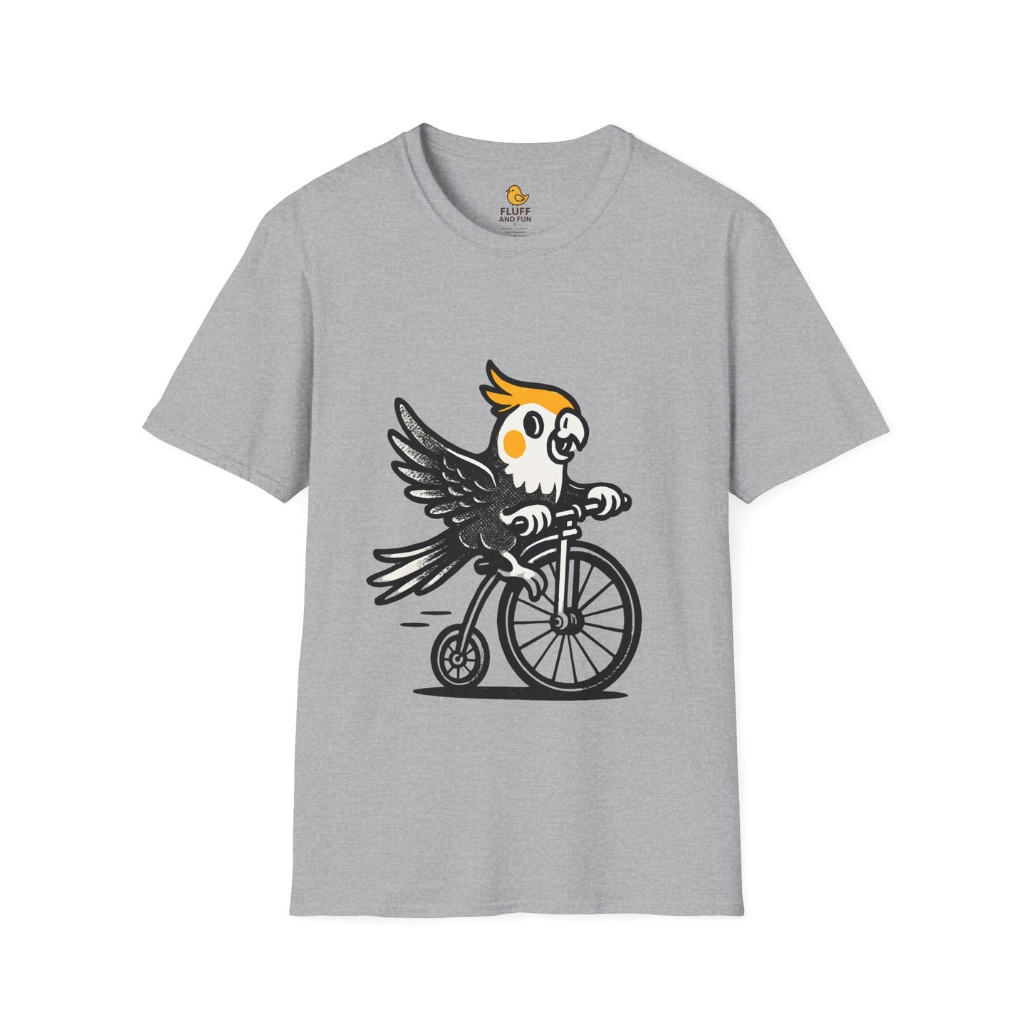 Cockatiel on a Bicycle
