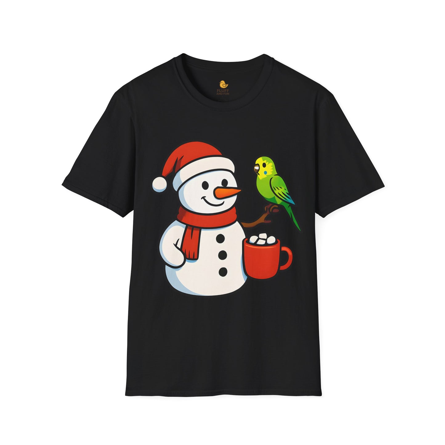Parakeet Snow Man