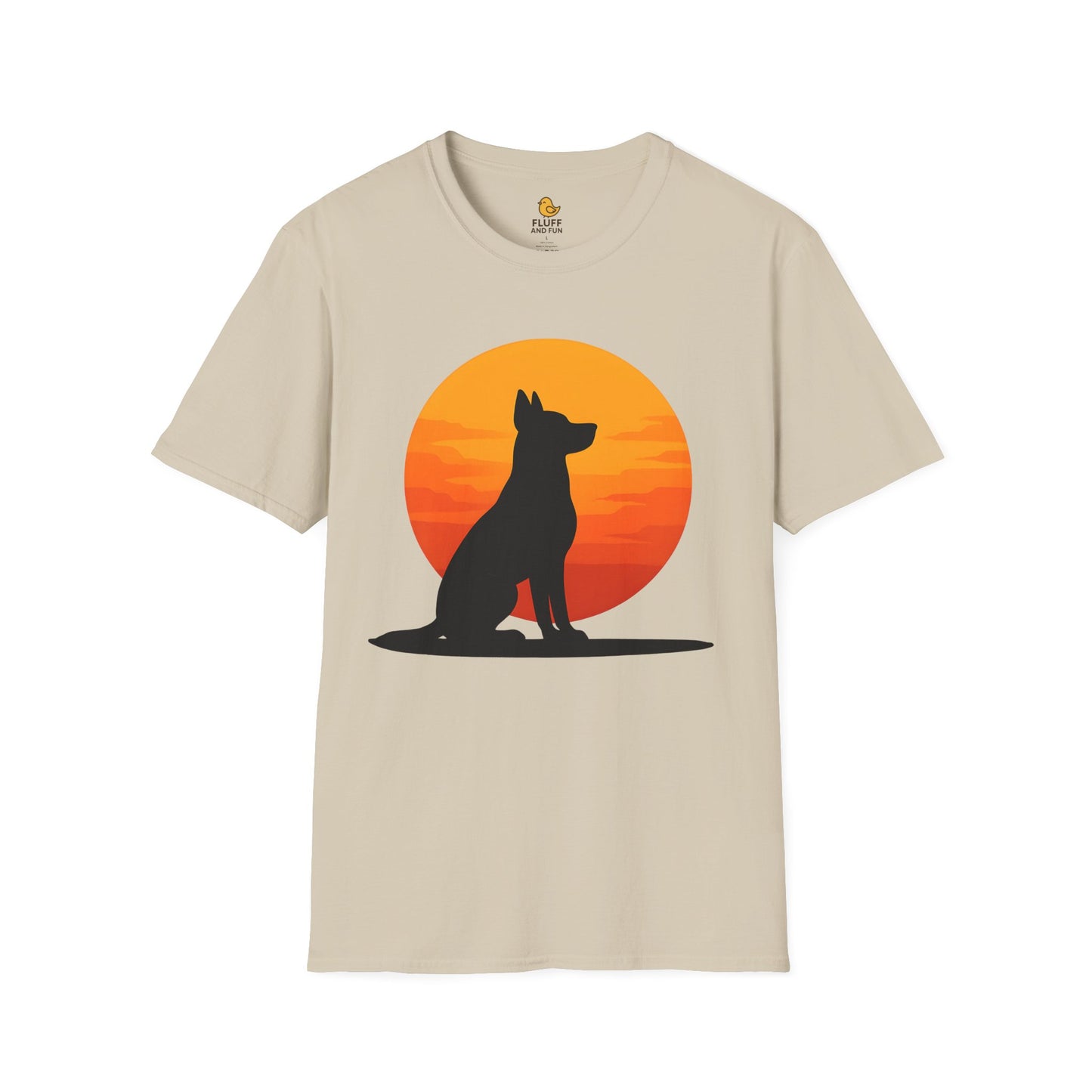 Dog Sunset Silhouette