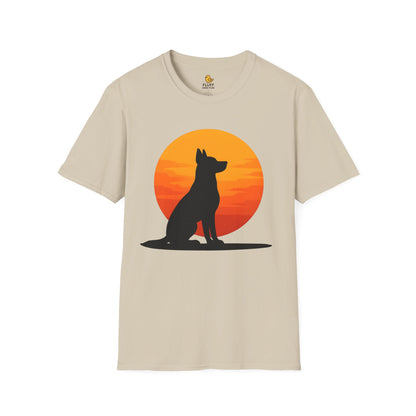 Dog Sunset Silhouette