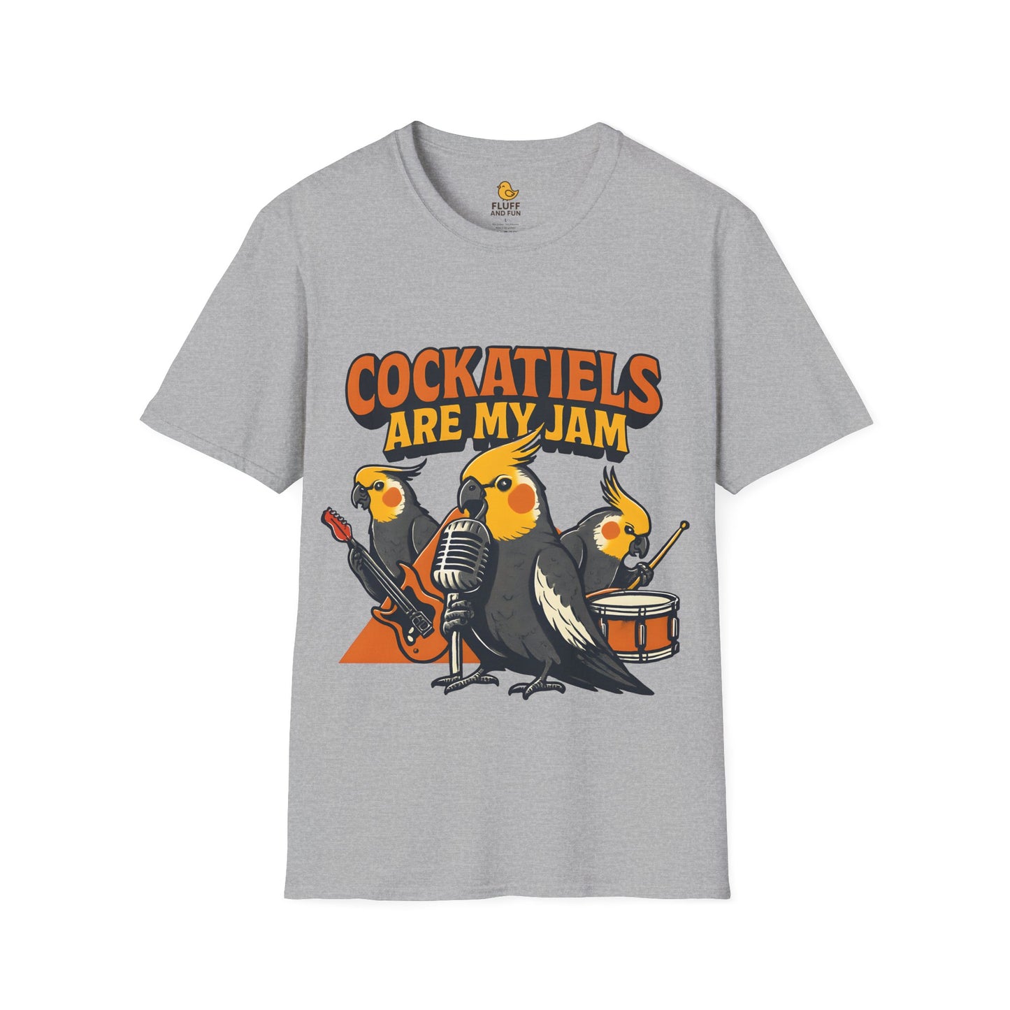 Cockatiel Rock Band T-Shirt