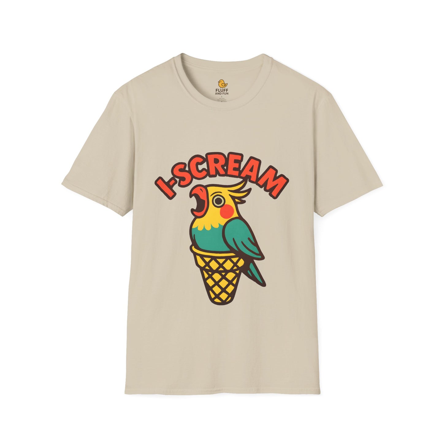 I-Scream Cockatiel Parrot Ice Cream T-Shirt