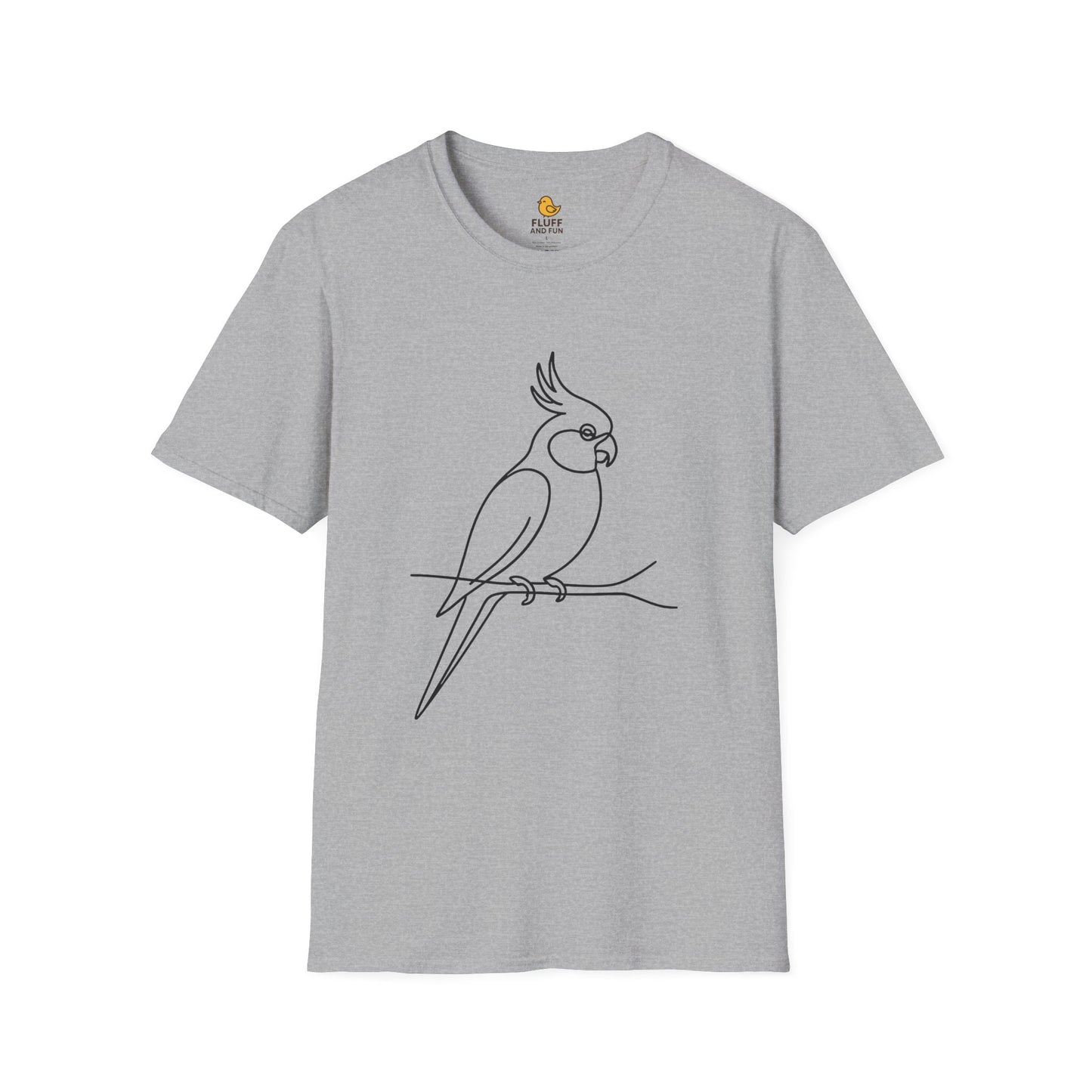 Cockatiel Line Art