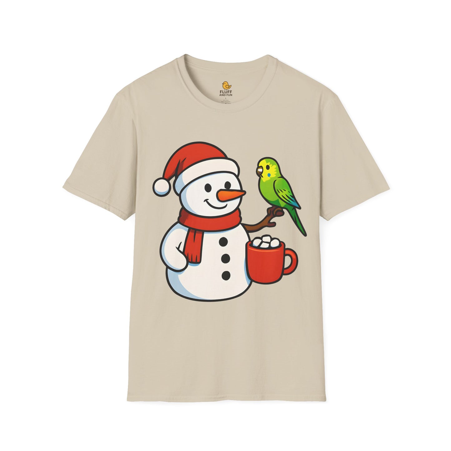 Parakeet Snow Man