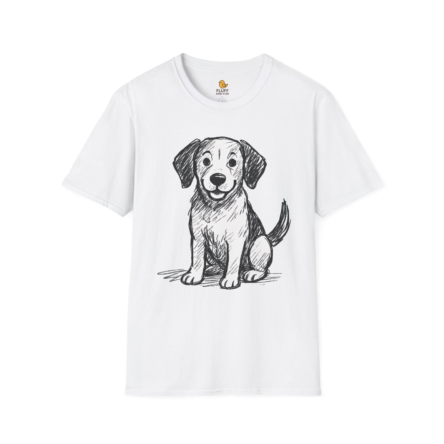 Black & White Dog Sketch