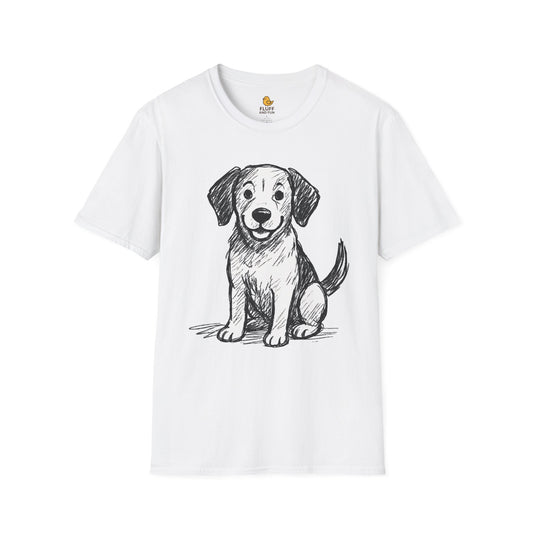 Black & White Dog Sketch