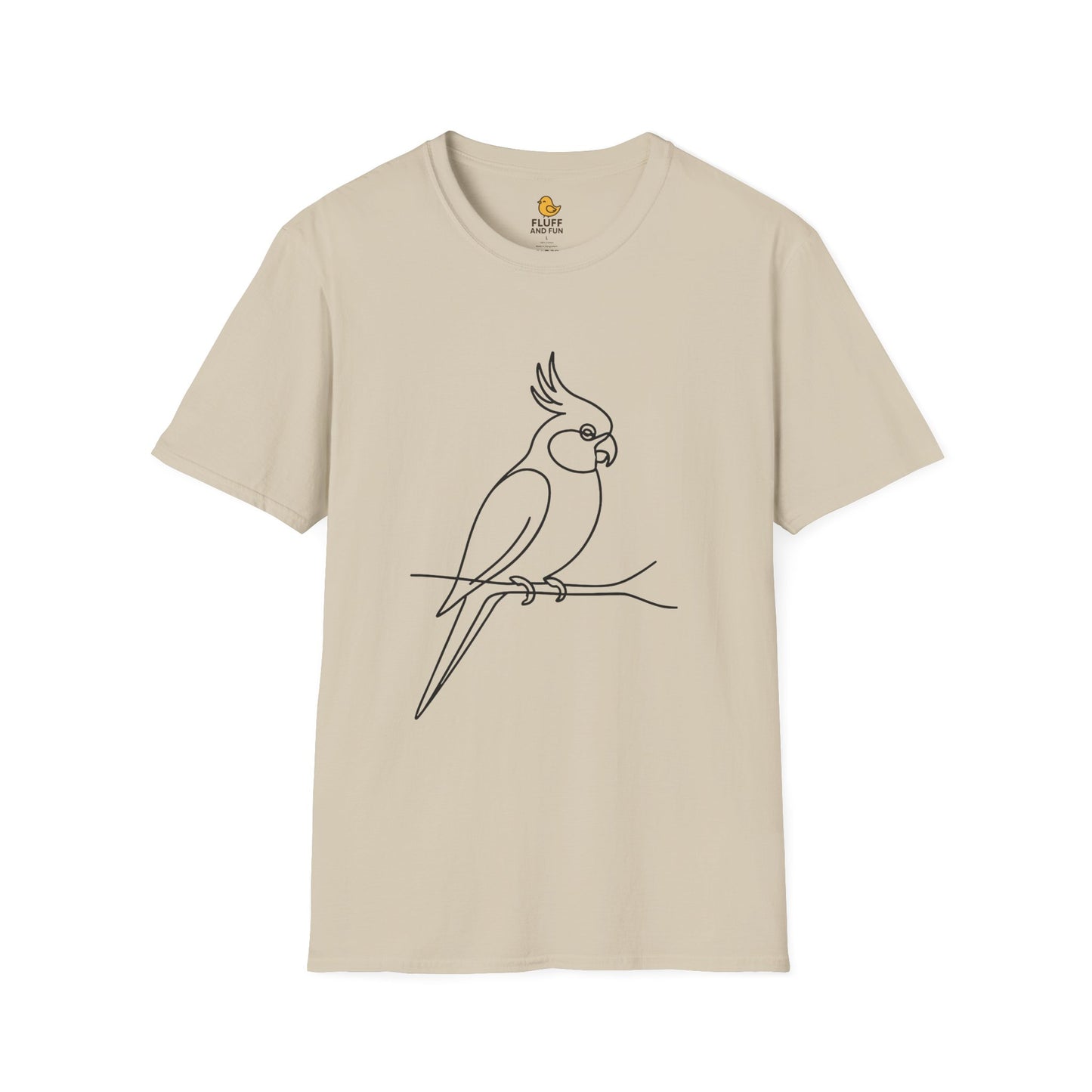 Cockatiel Line Art