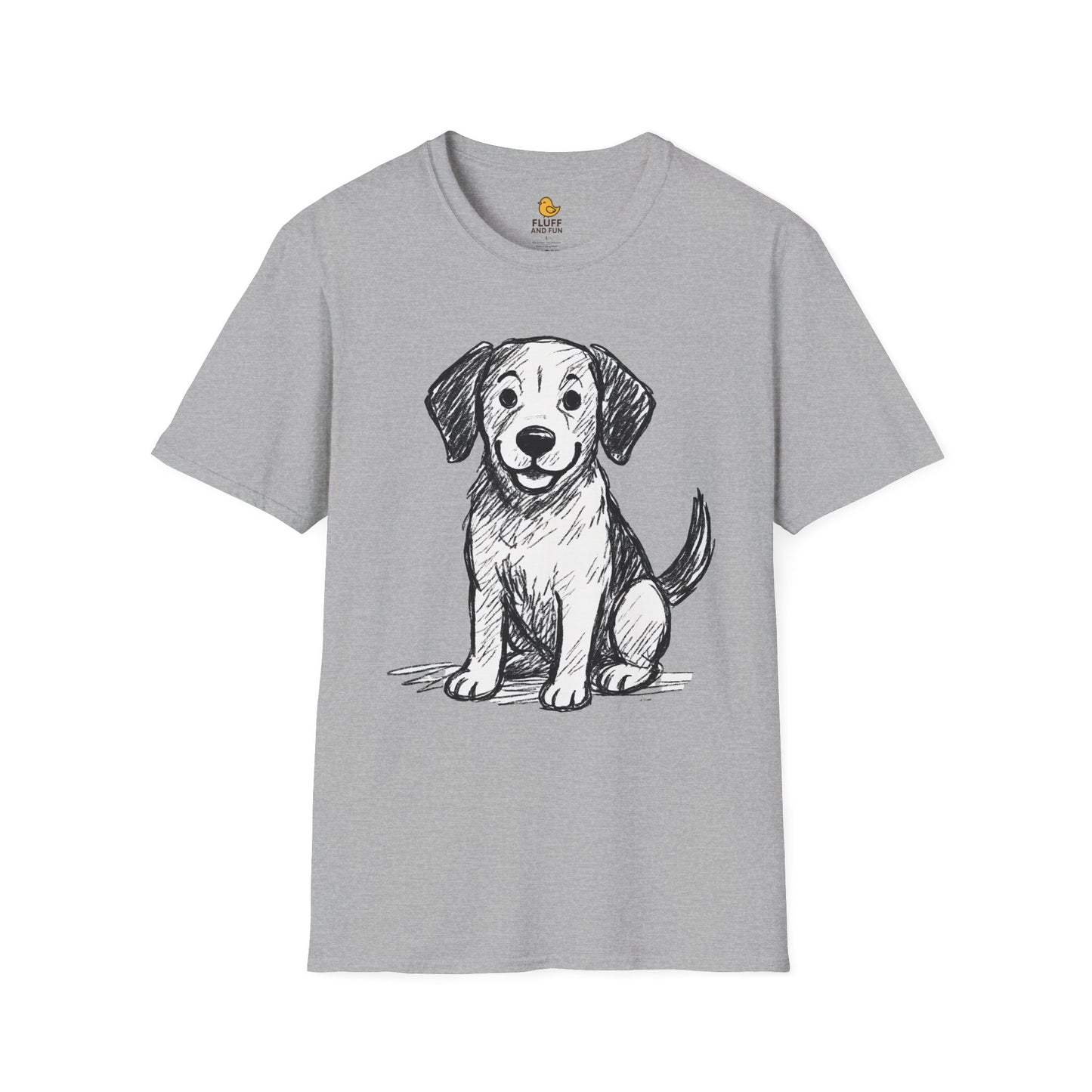 Black & White Dog Sketch