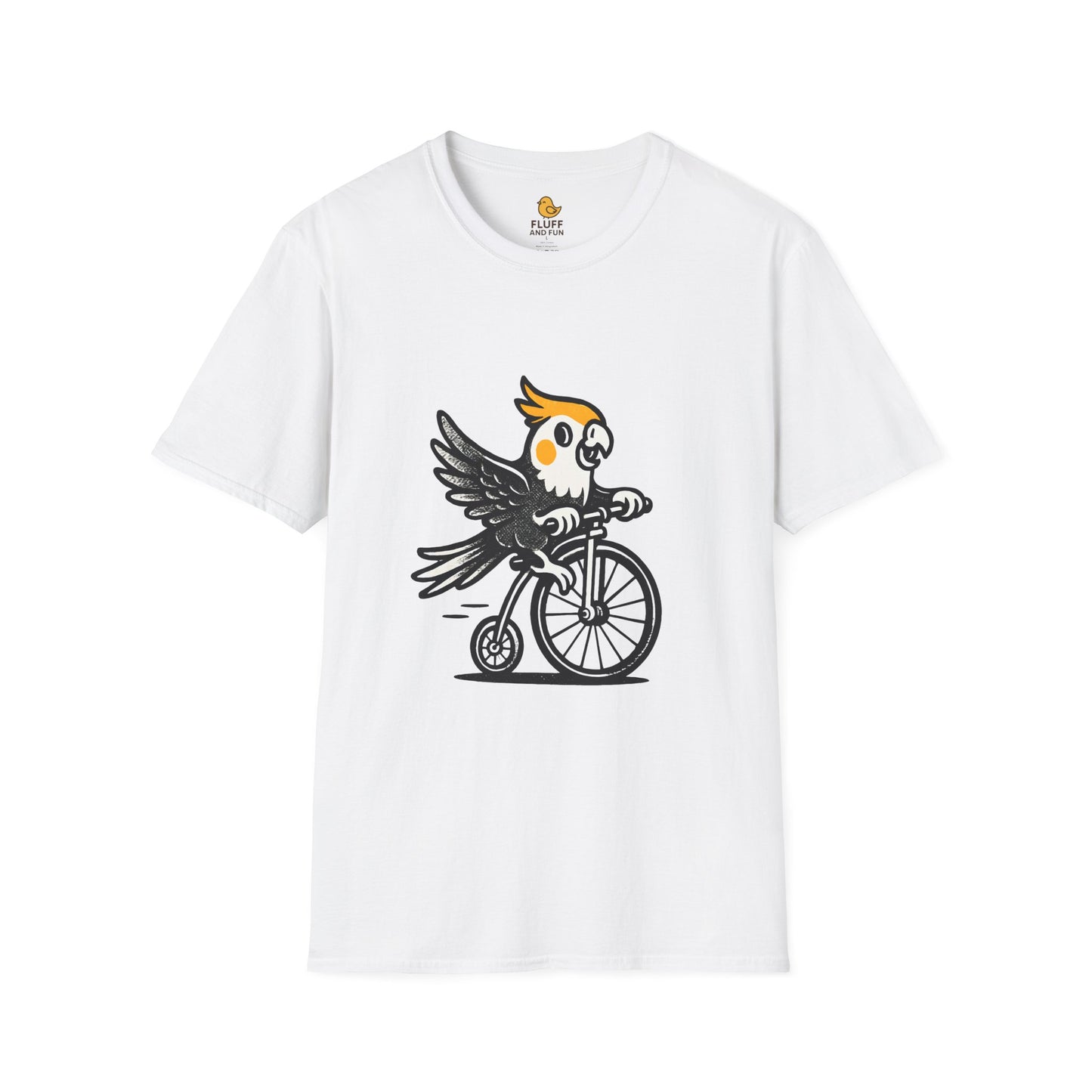 Cockatiel on a Bicycle