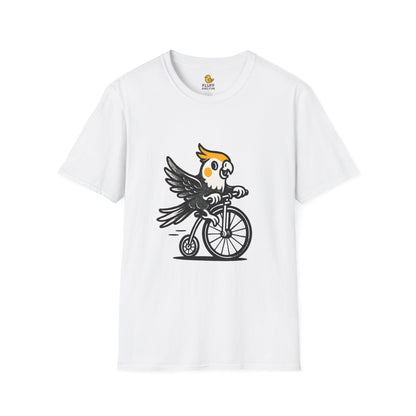 Cockatiel on a Bicycle